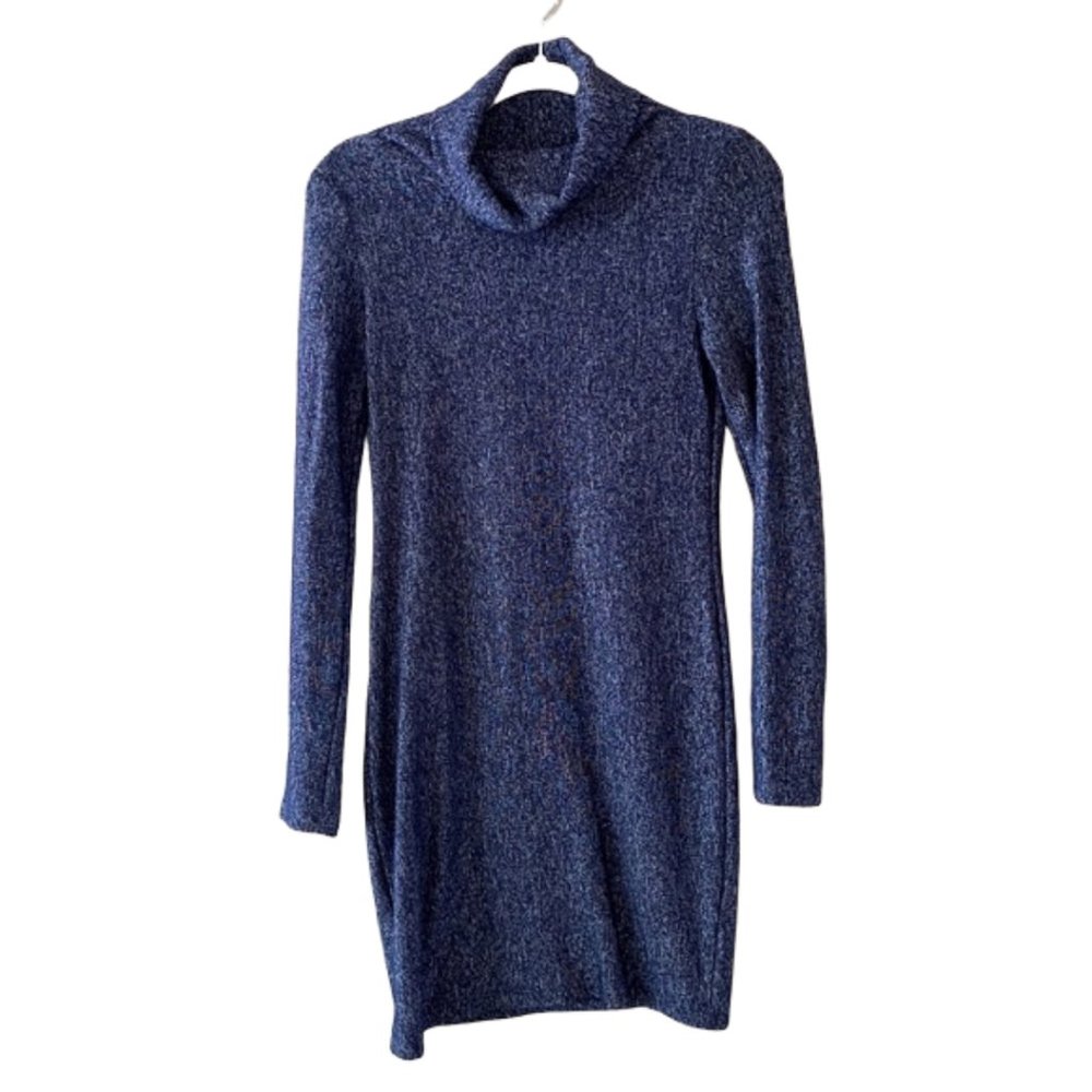THE IMPECCABLE PIG Navy Fleece Sweater Dress